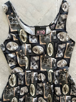Dapper Dogs Fit & Flare Dress: 1X